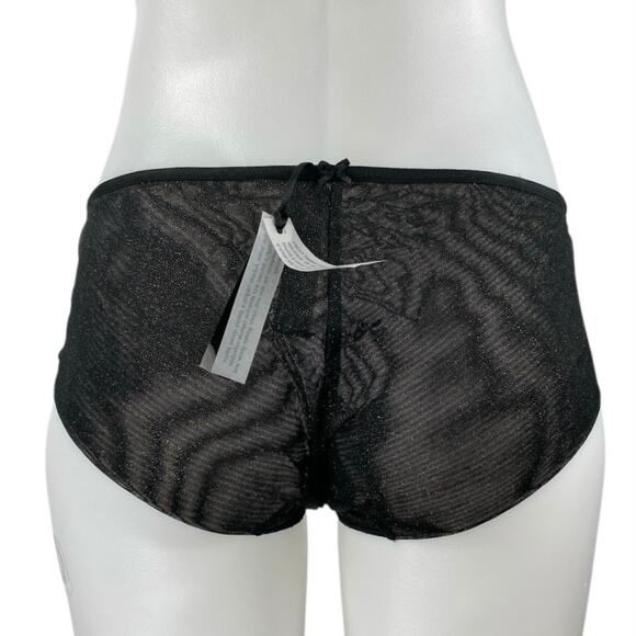 NEW Aubade Women's Black Sheer Mesh See Through Panty Undies Lingerie Size S - Picture 2 of 4